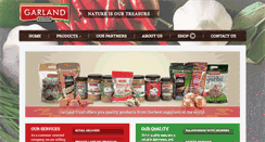 Desktop Screenshot of garlandfood.net